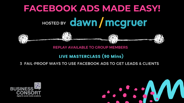 Facebook Ads Made Easy &#8211; Masterclass Registration